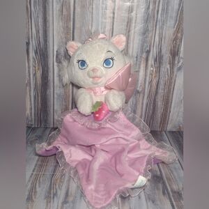 Disney Parks Babies Marie plush  And Blanket Lovey, Good condition
